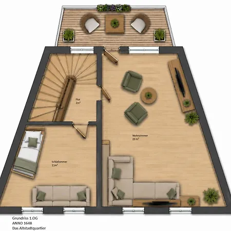 Holiday home Anno-1648 Altstadtquartier